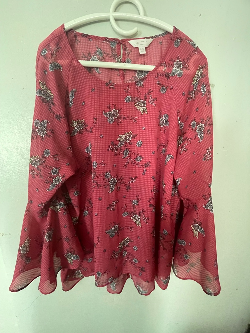 L C Lauren Conrad blouse Sz xxl